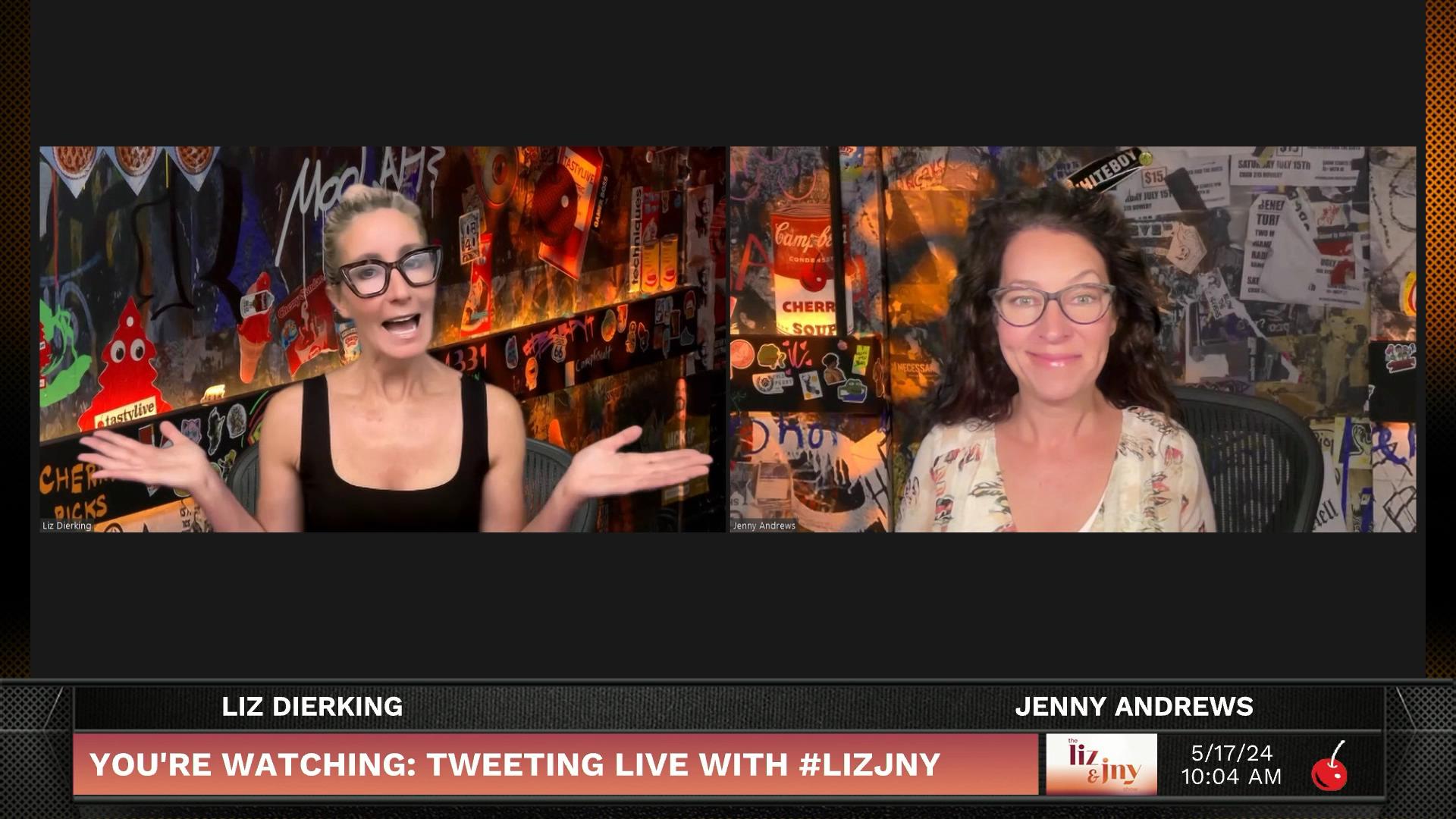 Tweeting Live with LIZ & JNY - May 17, 2024 - Tweeting Live With Liz and Jenny Episode cover