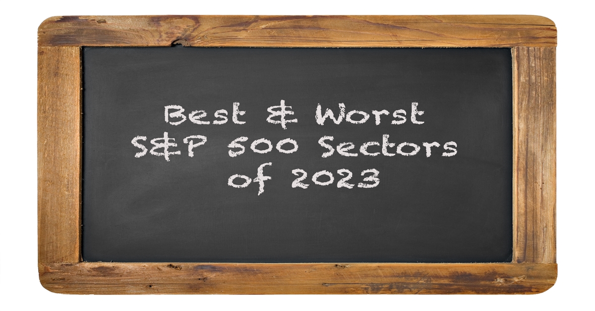 Best And Worst Performing Sandp 500 Sectors In 2023 Tastylive 1786
