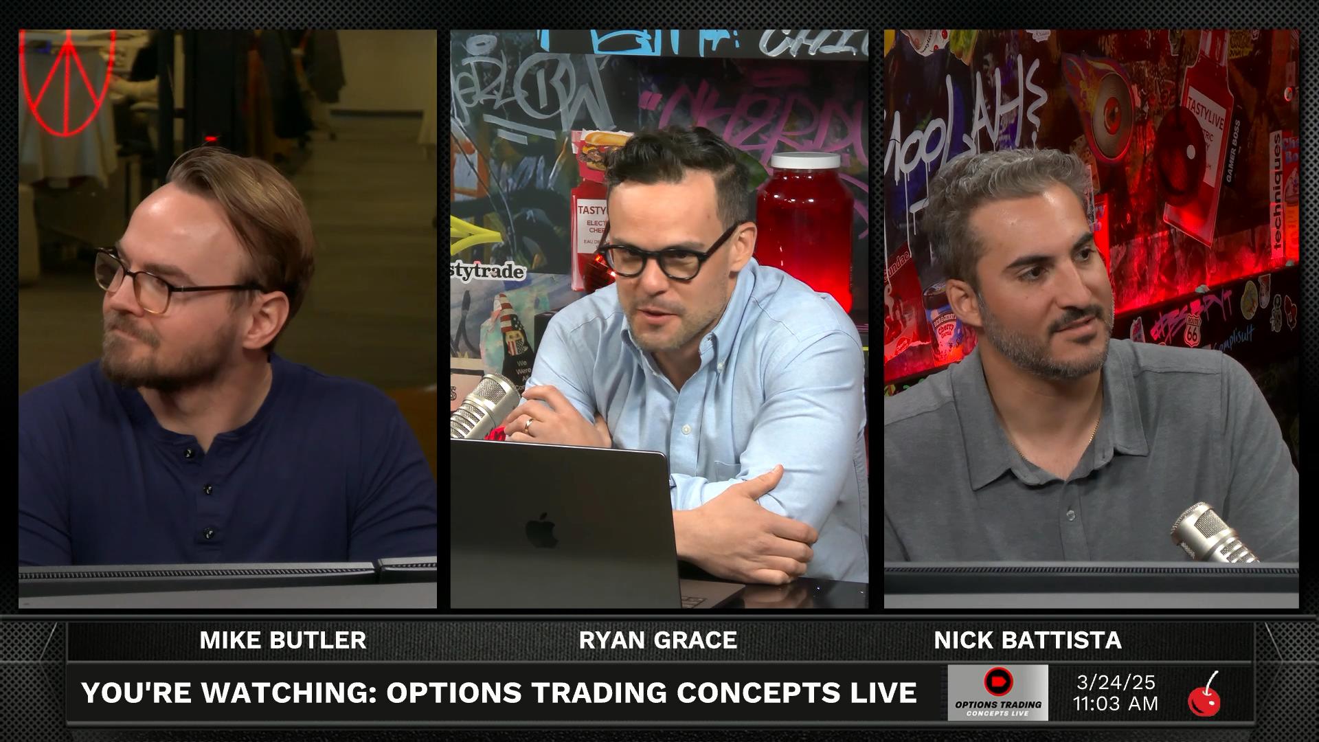Options Trading Concepts Live - March 24, 2025 - Bitcoin Update March 24th Episode cover