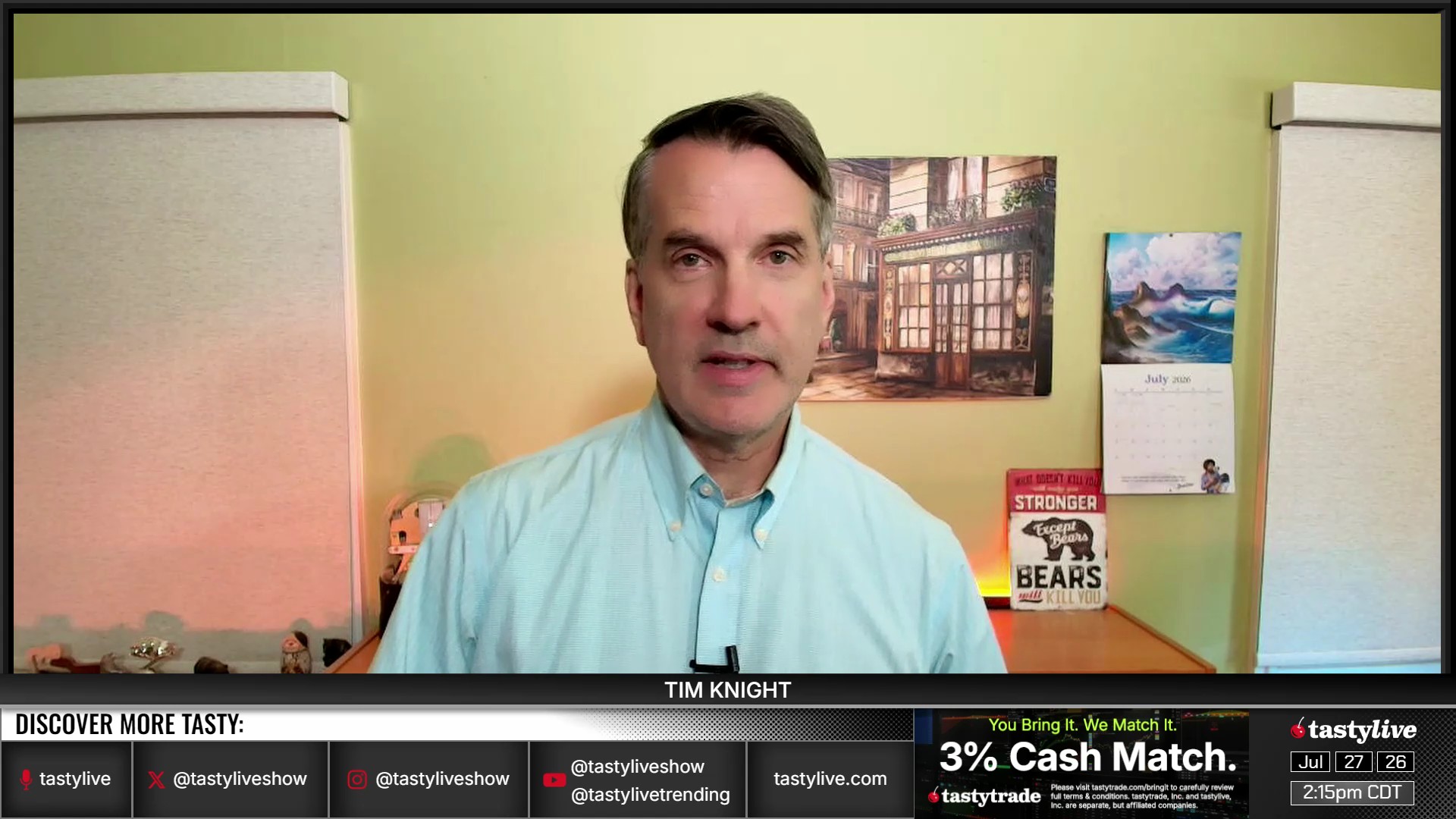 Trading Charts with Tim Knight - July 27, 2026 - Trading Charts with Tim Knight Afternoon Episode cover