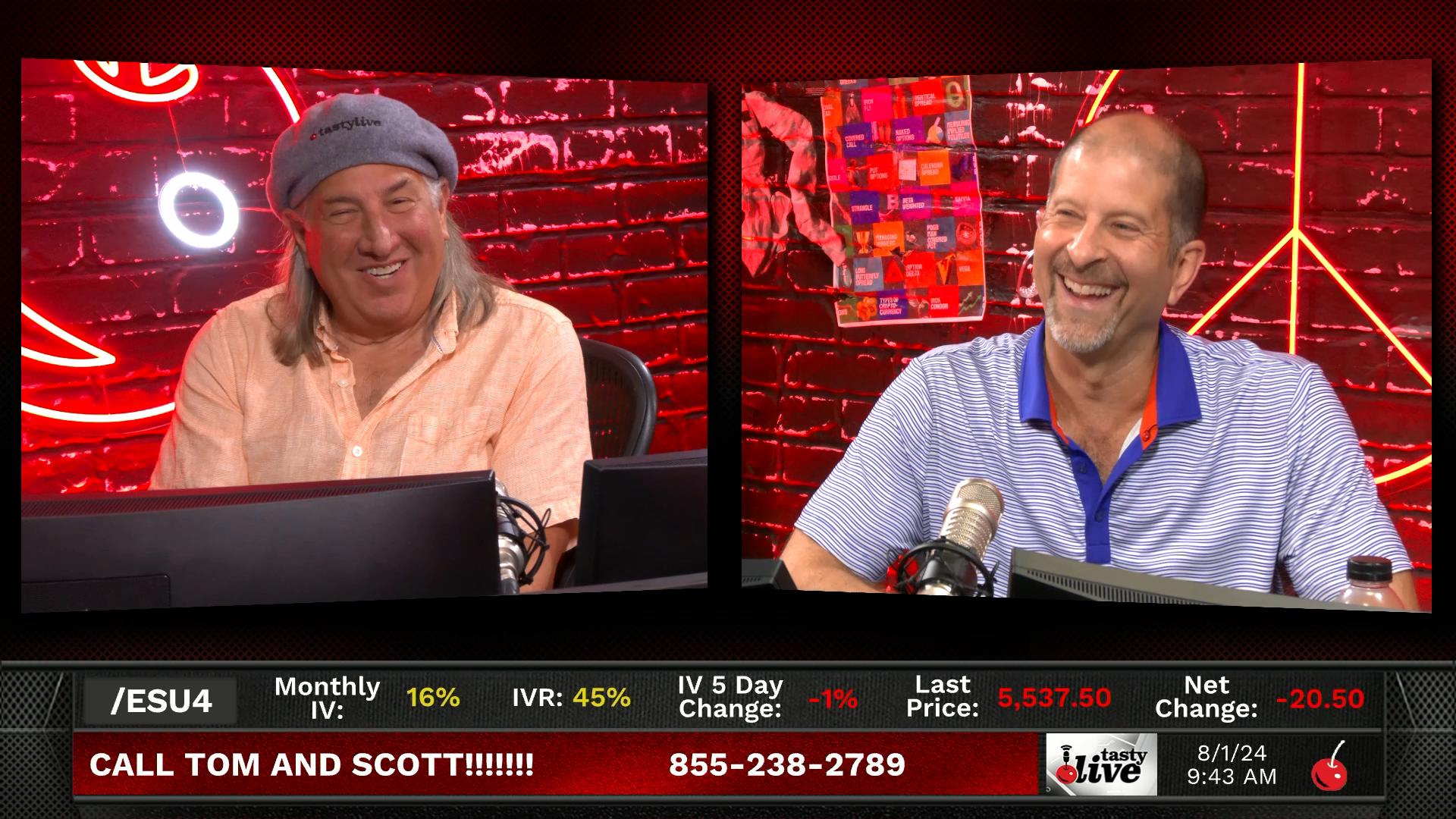 Live From the Trade Desk - August 1, 2024 - Earnings Cycles Impact on Index Strangles Episode cover