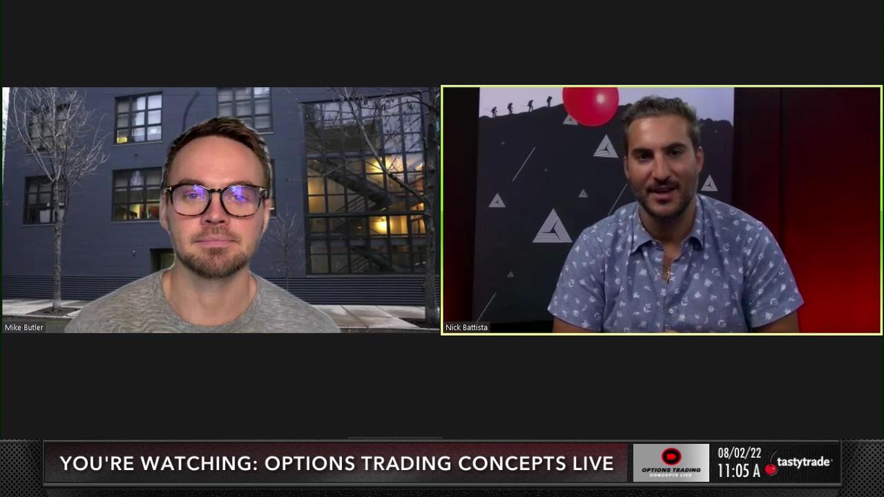 Calendar Spread for Earnings - Options Trading Concepts Live 