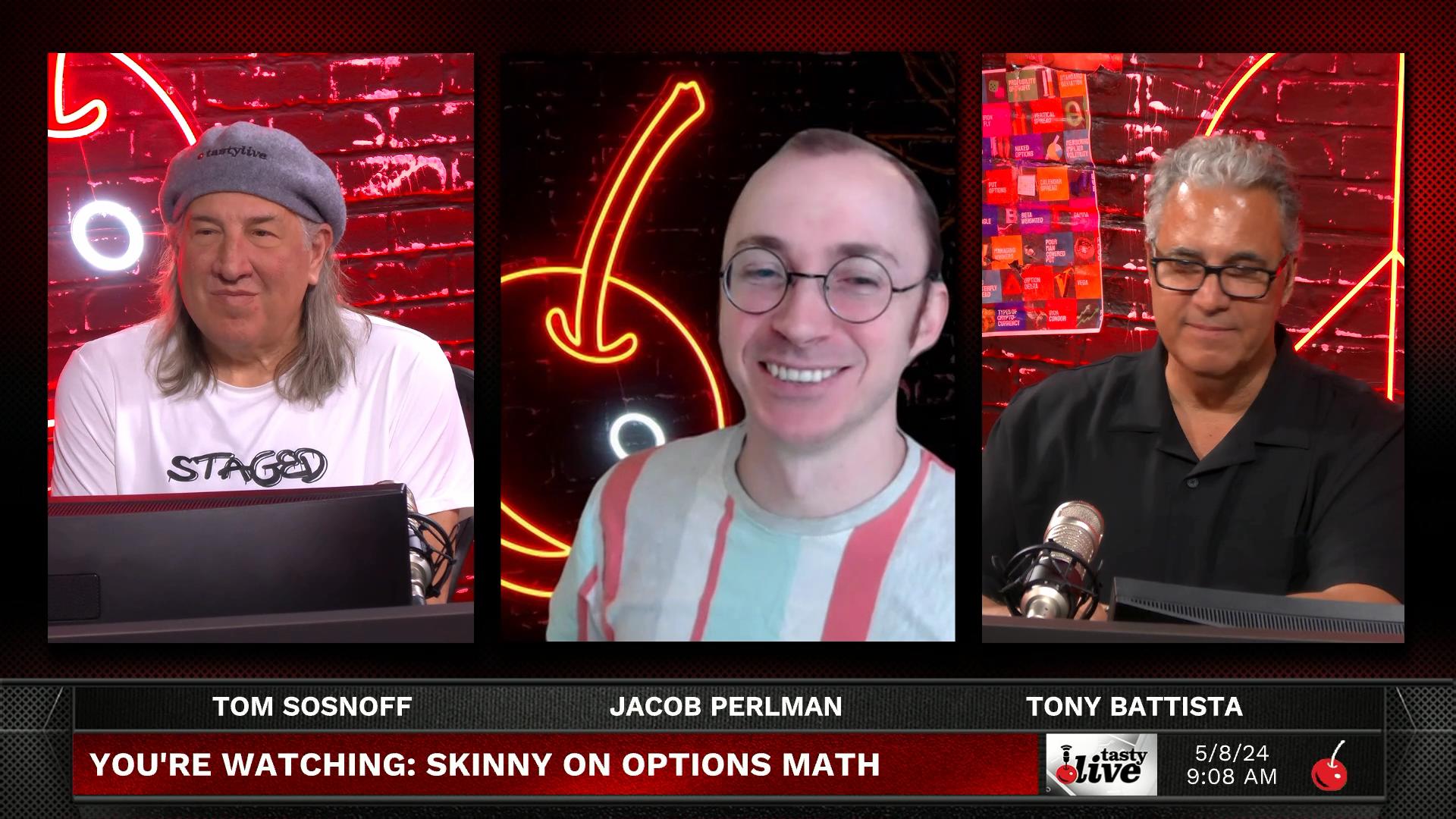 The Skinny On Options Math - May 8, 2024 - Touch Percent vs ITM Percent Marvok Property Episode cover