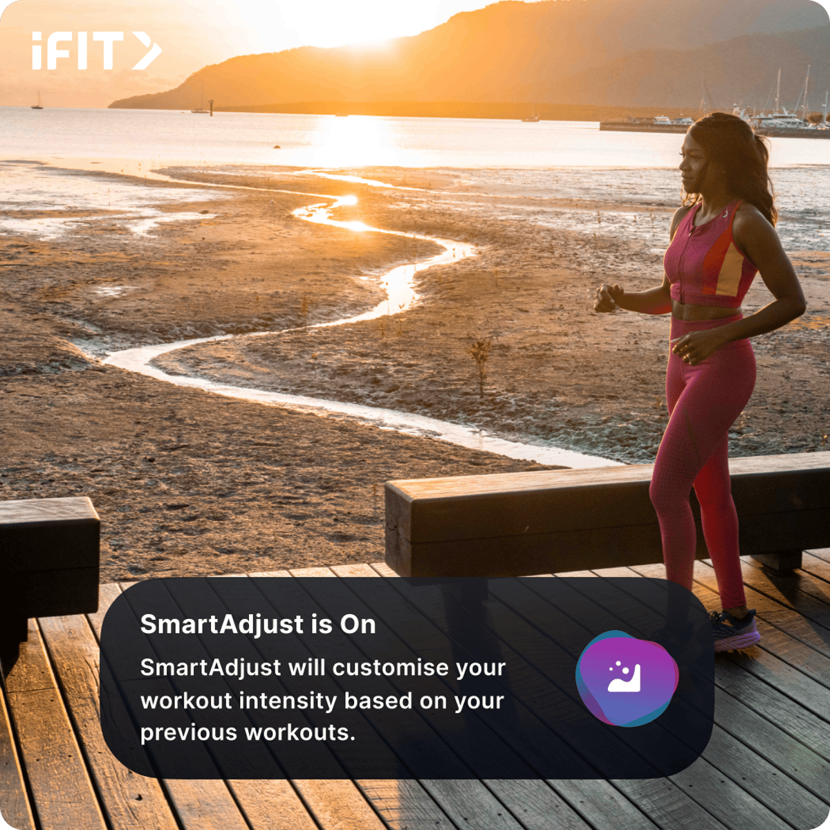 iFIT SmartAdjust treniruotė su trenere lauke