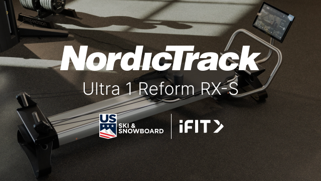 The NordicTrack Ultra 1 Reform RX-S featured at the USANA Center of Excellence, trusted by elite athletes for performance-driven reformer Pilates training.