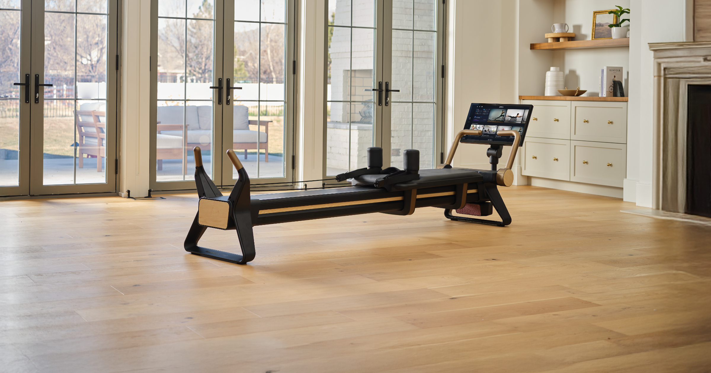 Pilates reformer machine