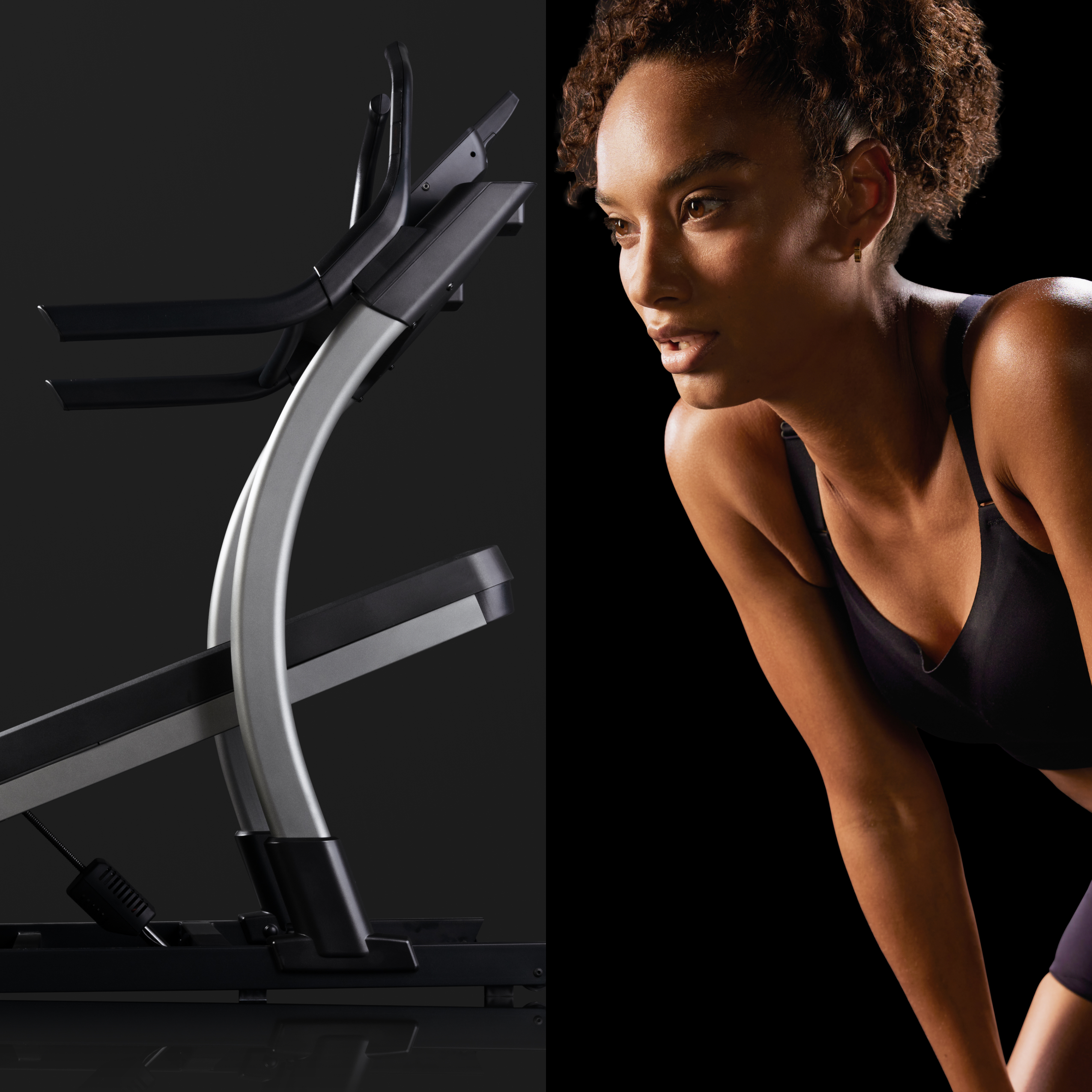 NordicTrack Commercial X22i incline trainer treadmill with 22-inch HD touchscreen at 40% incline