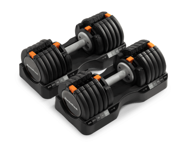 NordicTrack Select A Weight 55 Lb. Dumbbell Set Exercise Equipment