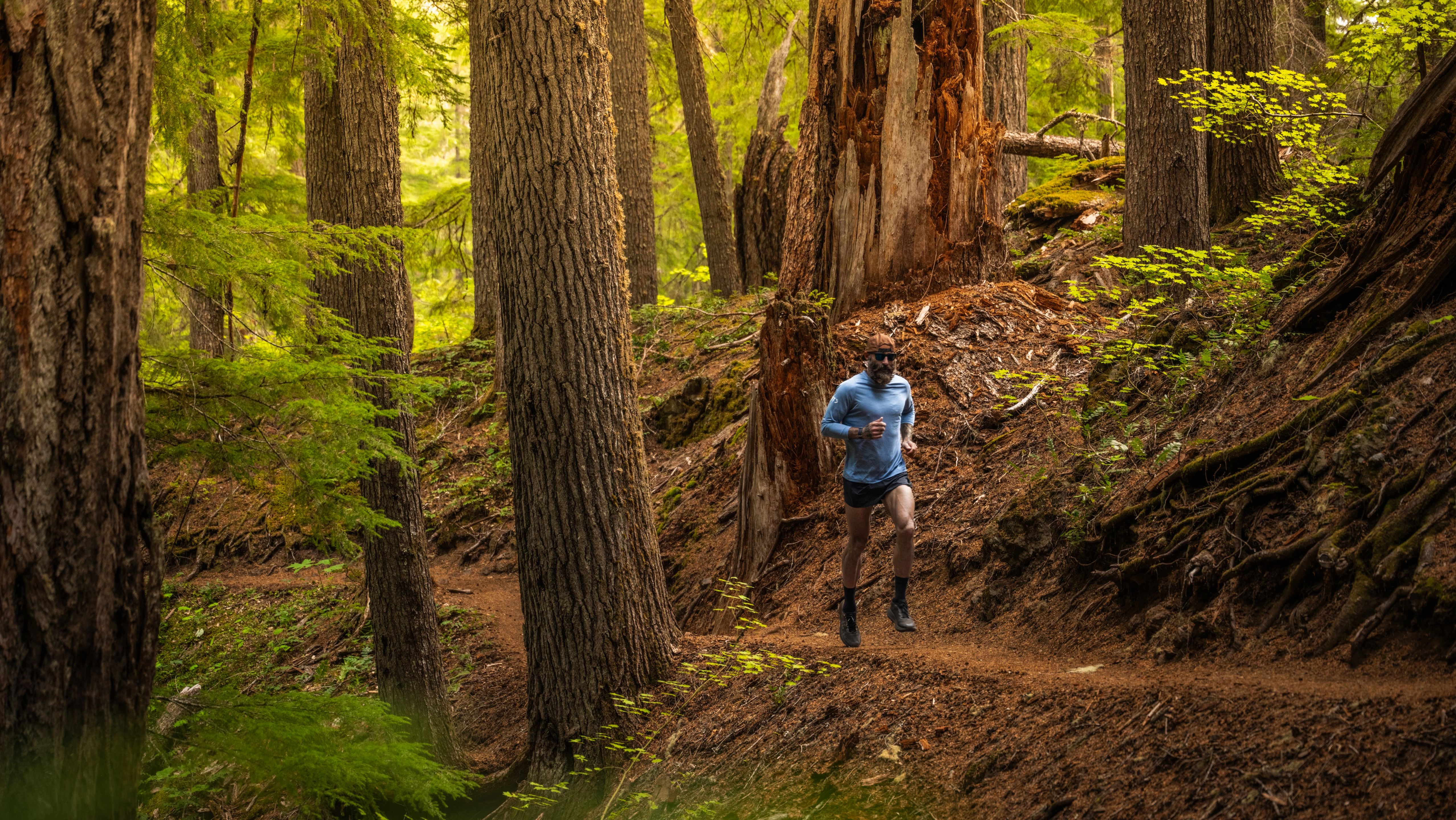 Join trainer Tommy Rivs in the Joy of Running in Oregon. See Sahalie Falls and more, all in the iFIT fitness app.