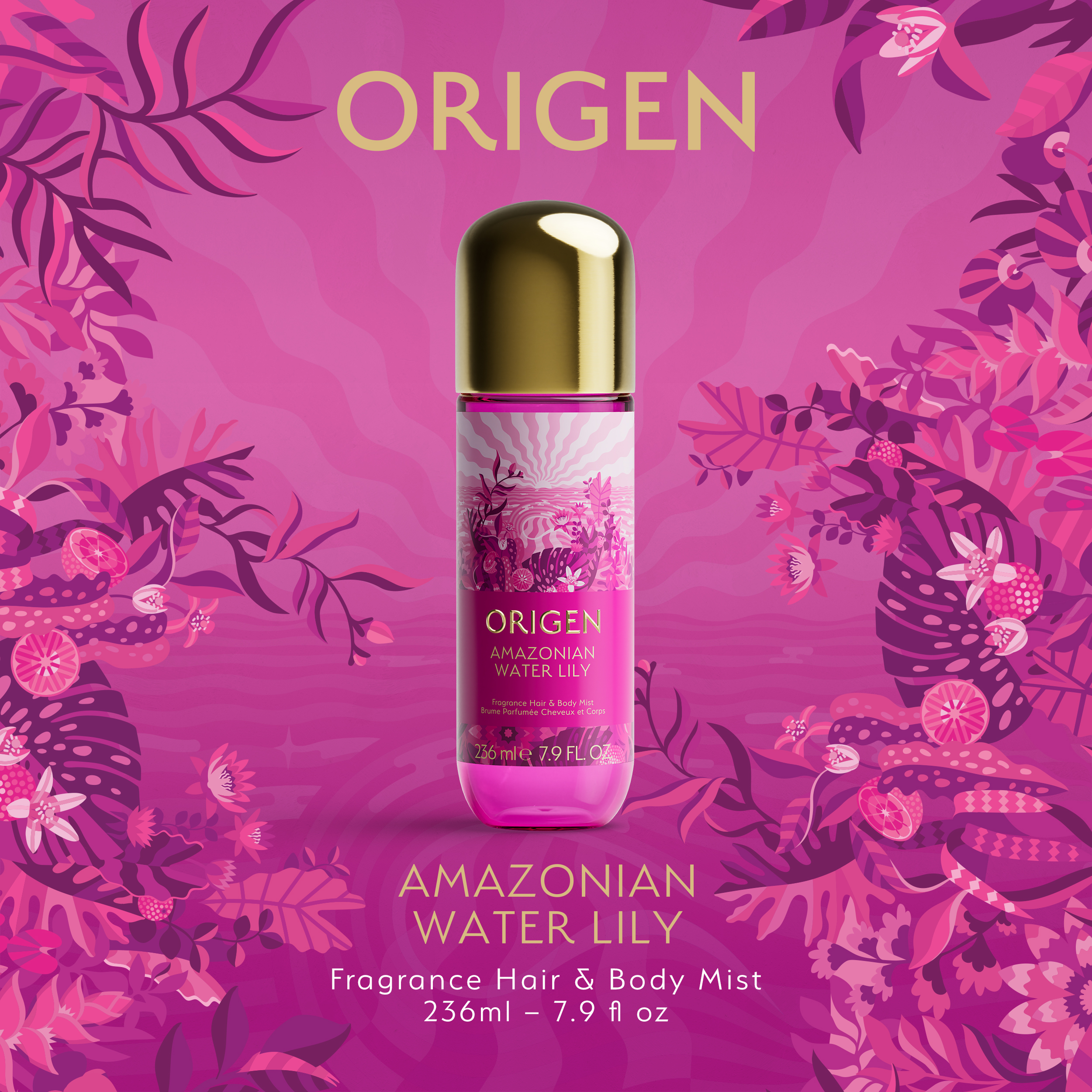 Amazonian Water Lily Hair & Body Mist | Origen