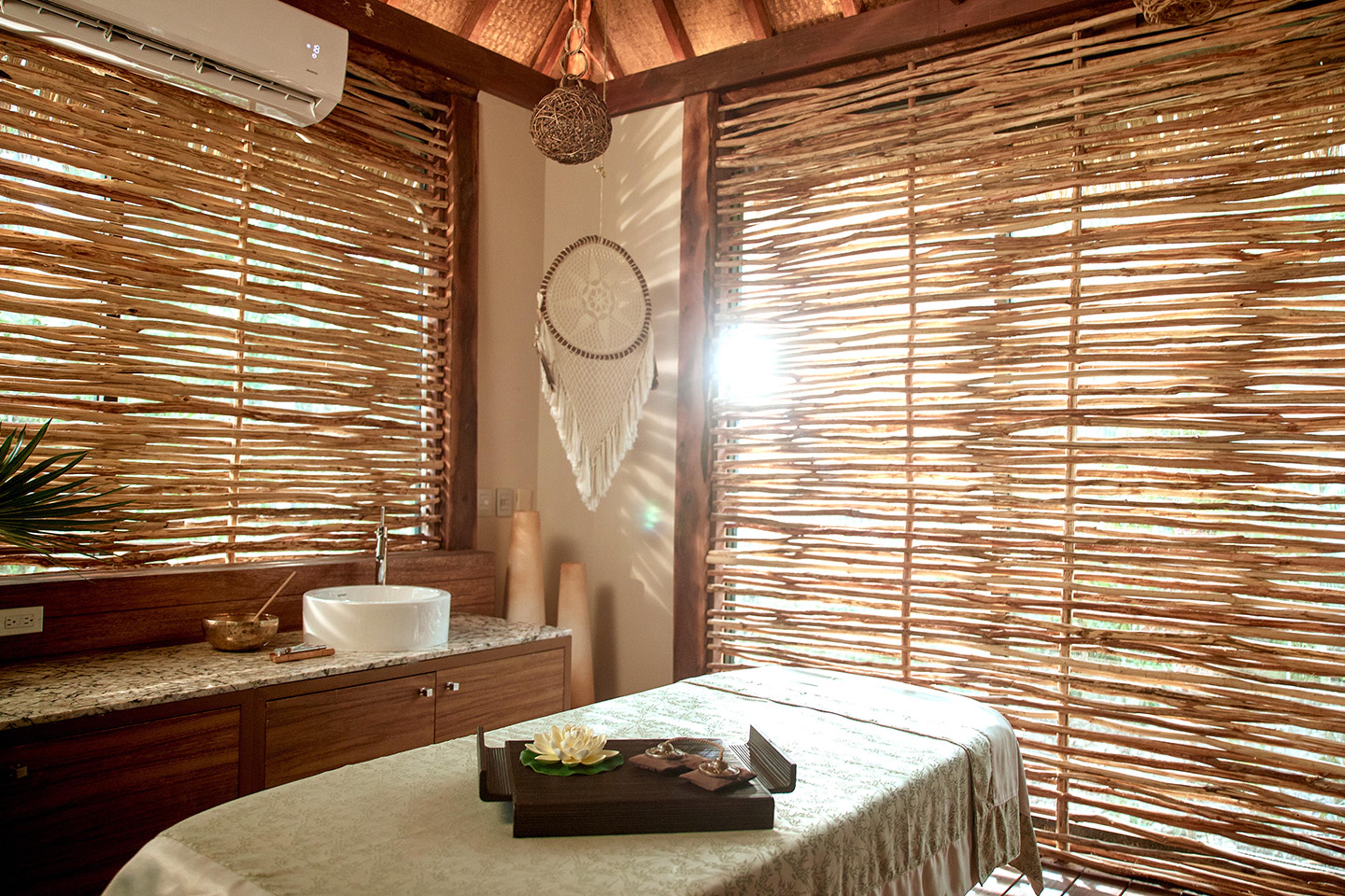 Instalaciones de spa de lujo y cabina de relajación wellness en VidantaWorld