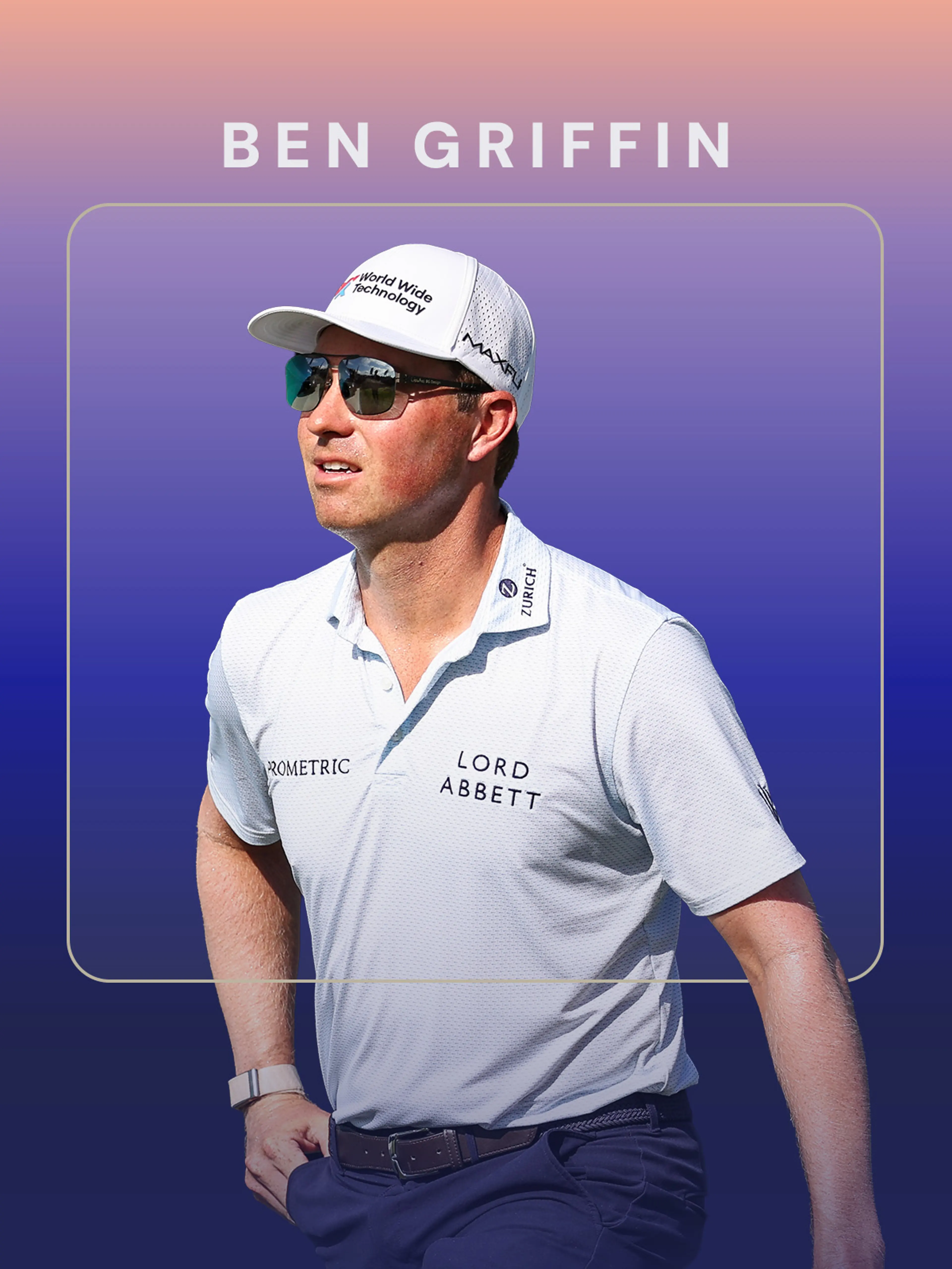 Professional golfer Ben Griffin at Mexico Open 2026