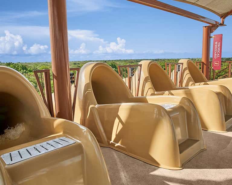 Launch platform for Tropical Whizzard at Jungala Aqua Experience