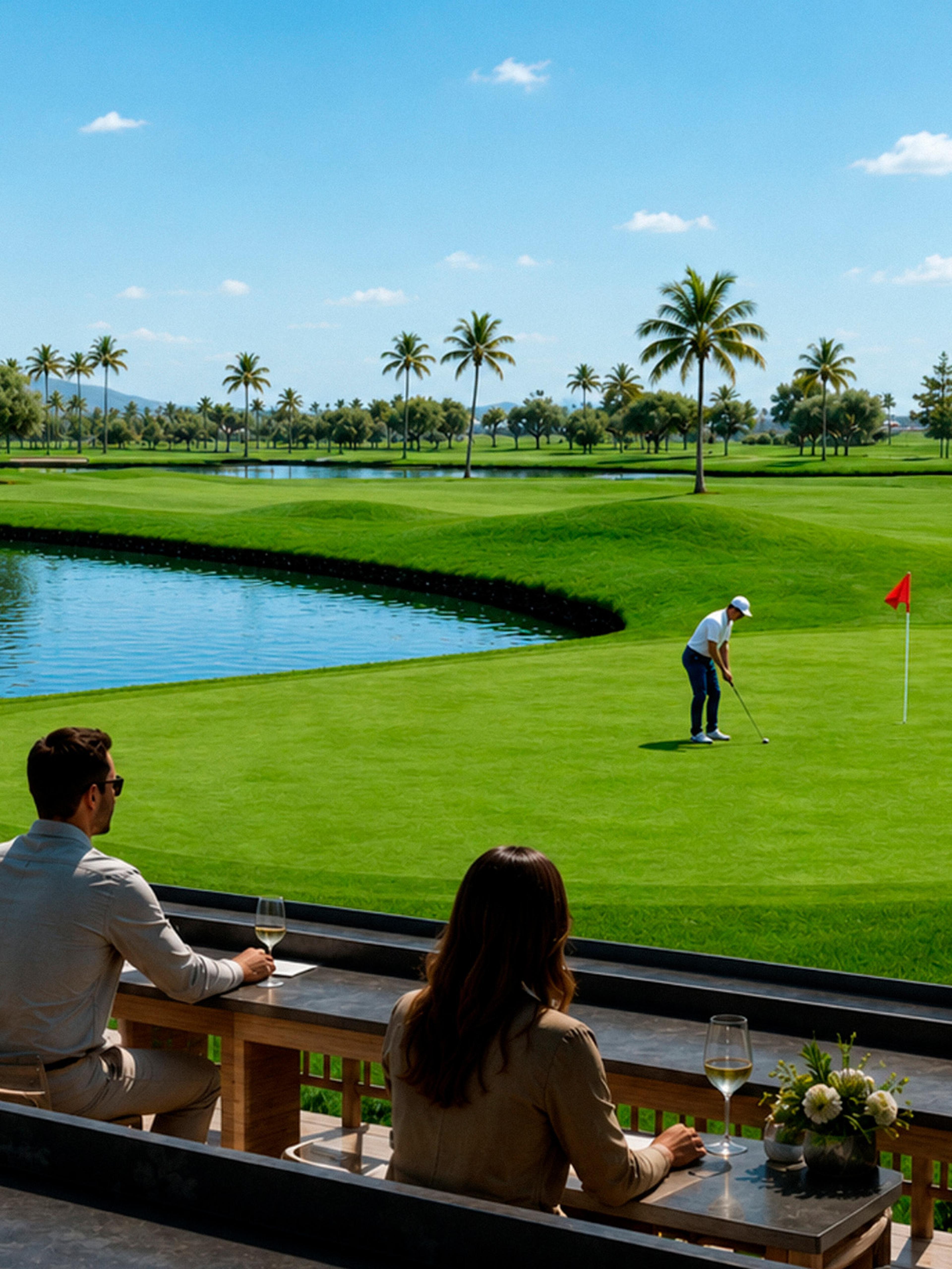 Aficionados del PGA TOUR siguiendo la acción del torneo de golf en el VidantaWorld Mexico Open