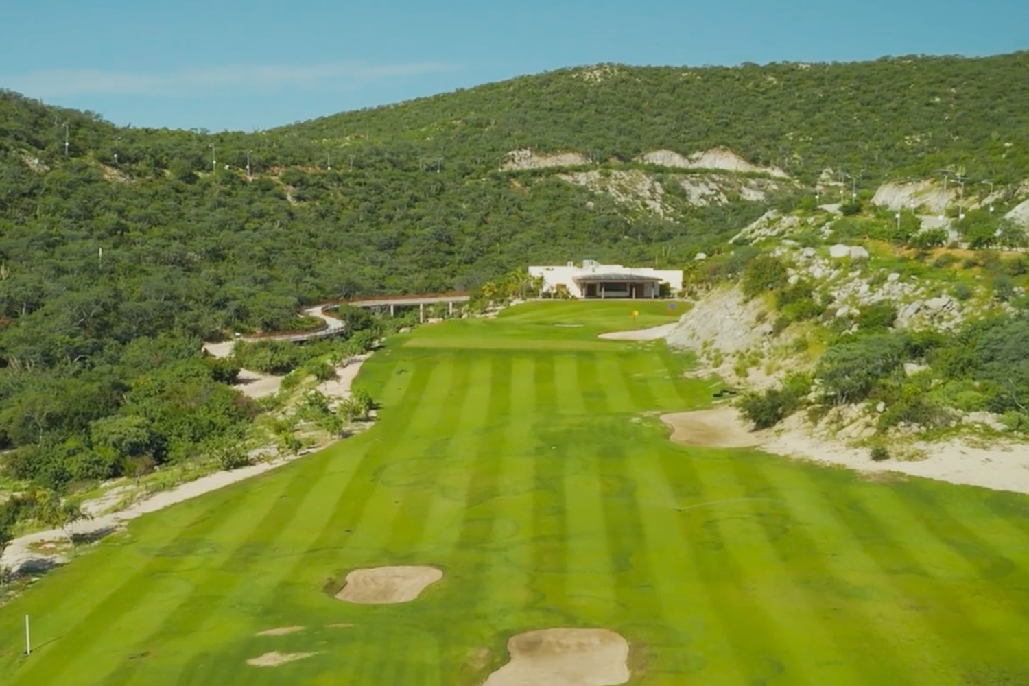 A rendering of the 18-hole Greg Norman golf course coming soon to Vidanta East Cape.