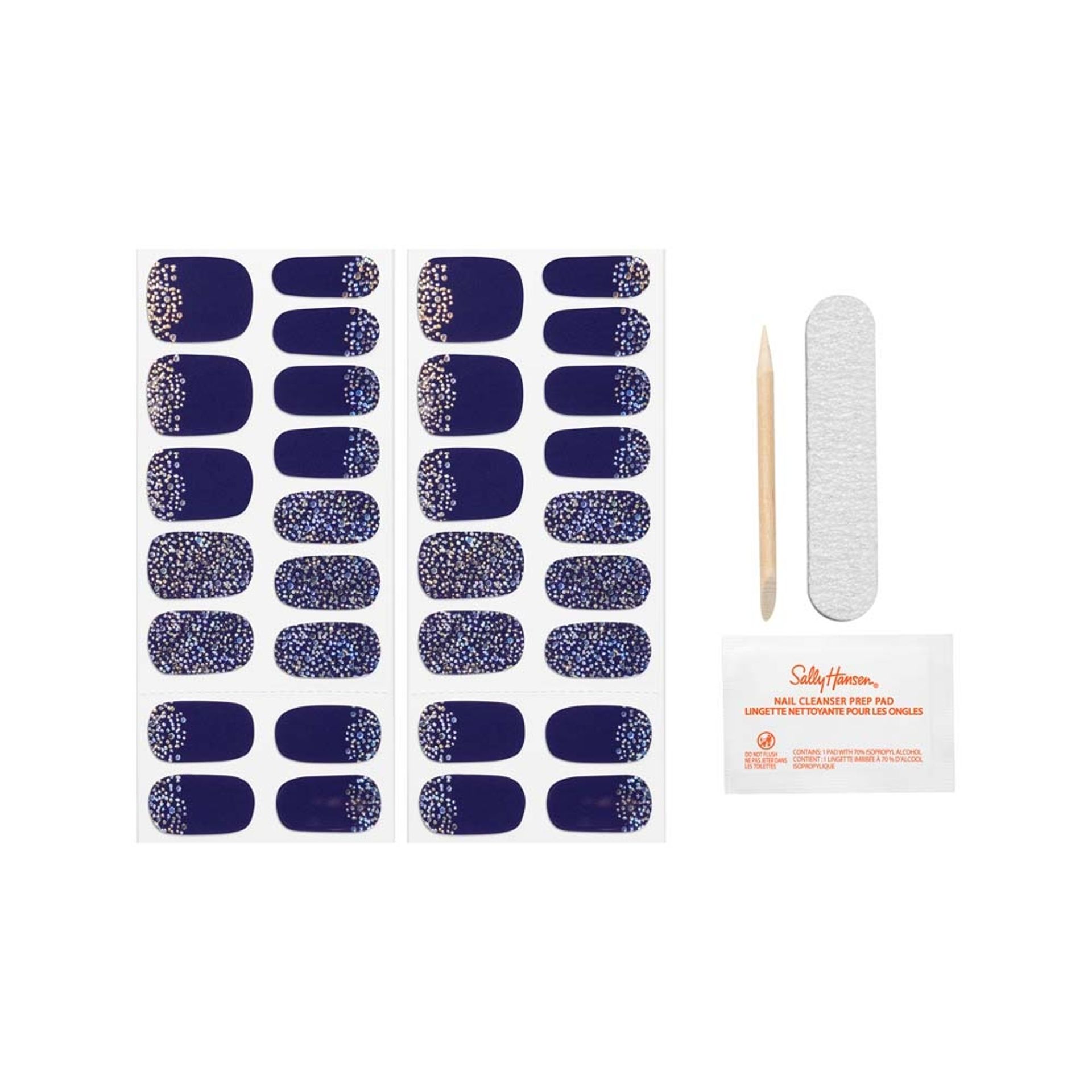 Salon Effects Nail Strips - Midnight Marine - 3616305712714 - Image 3 of 6
