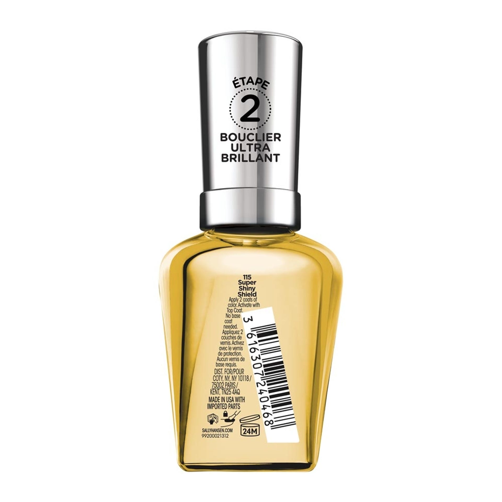 Sally Hansen Miracle Gel Nail Polish Top Coat - SuperShiny Shield - 3616307240468 - 2 - Image 2 of 9