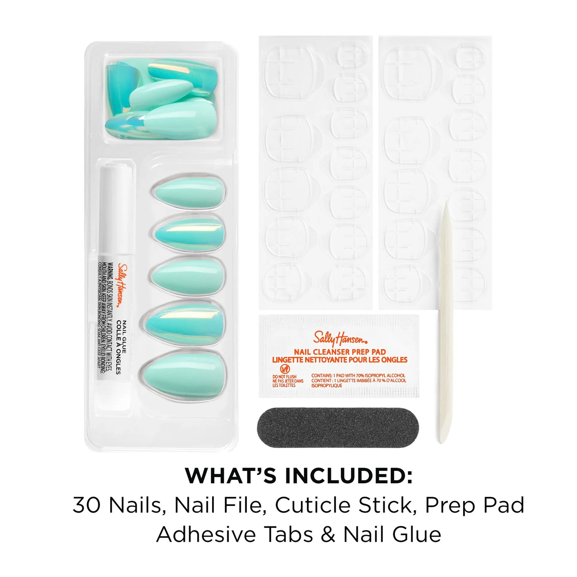 Salon Effects Perfect Press-On Nails - MAKING A SPLASH - 99350230842 - 2
