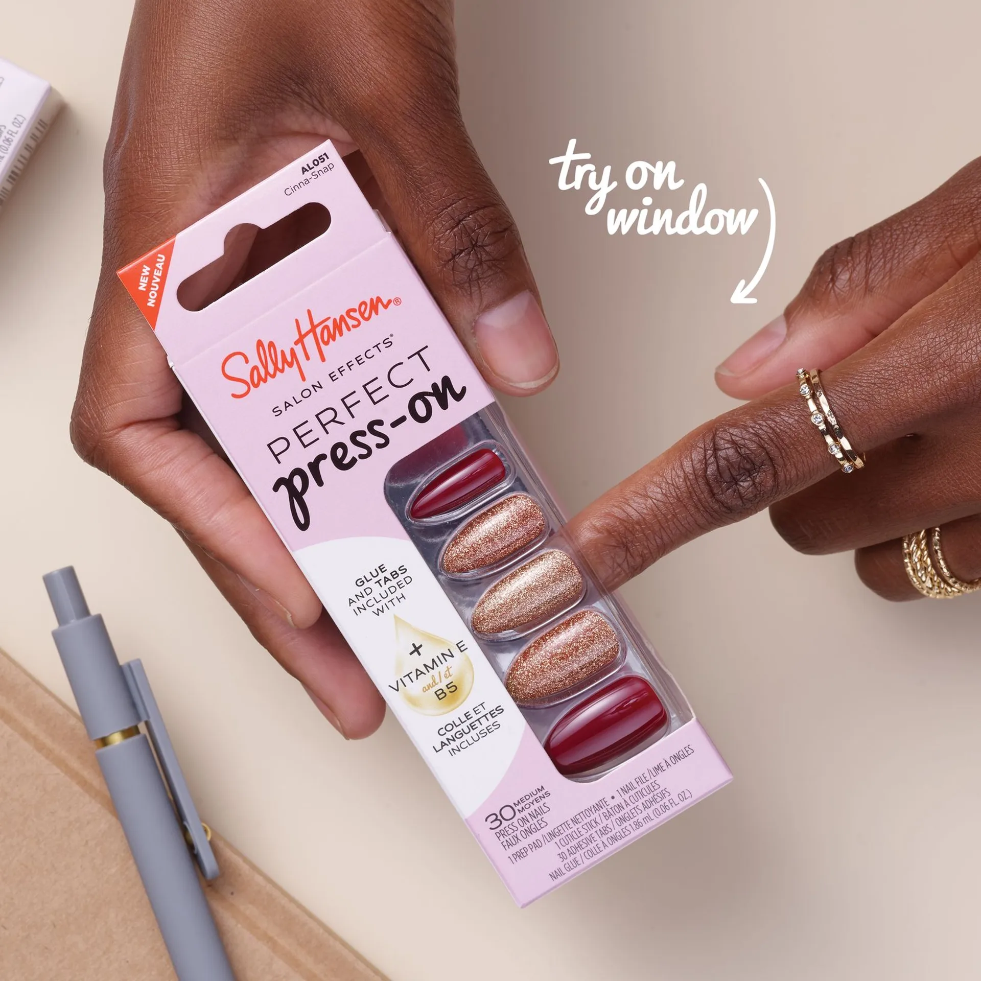 Salon Effects Perfect Press-On Nails - MAKING A SPLASH - 99350230842 - 9