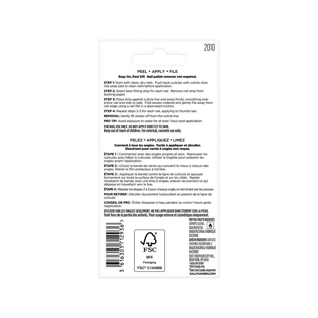 Salon Effects Nail Strips - Frozen Oasis - 3616305712936 - Image 2 of 5