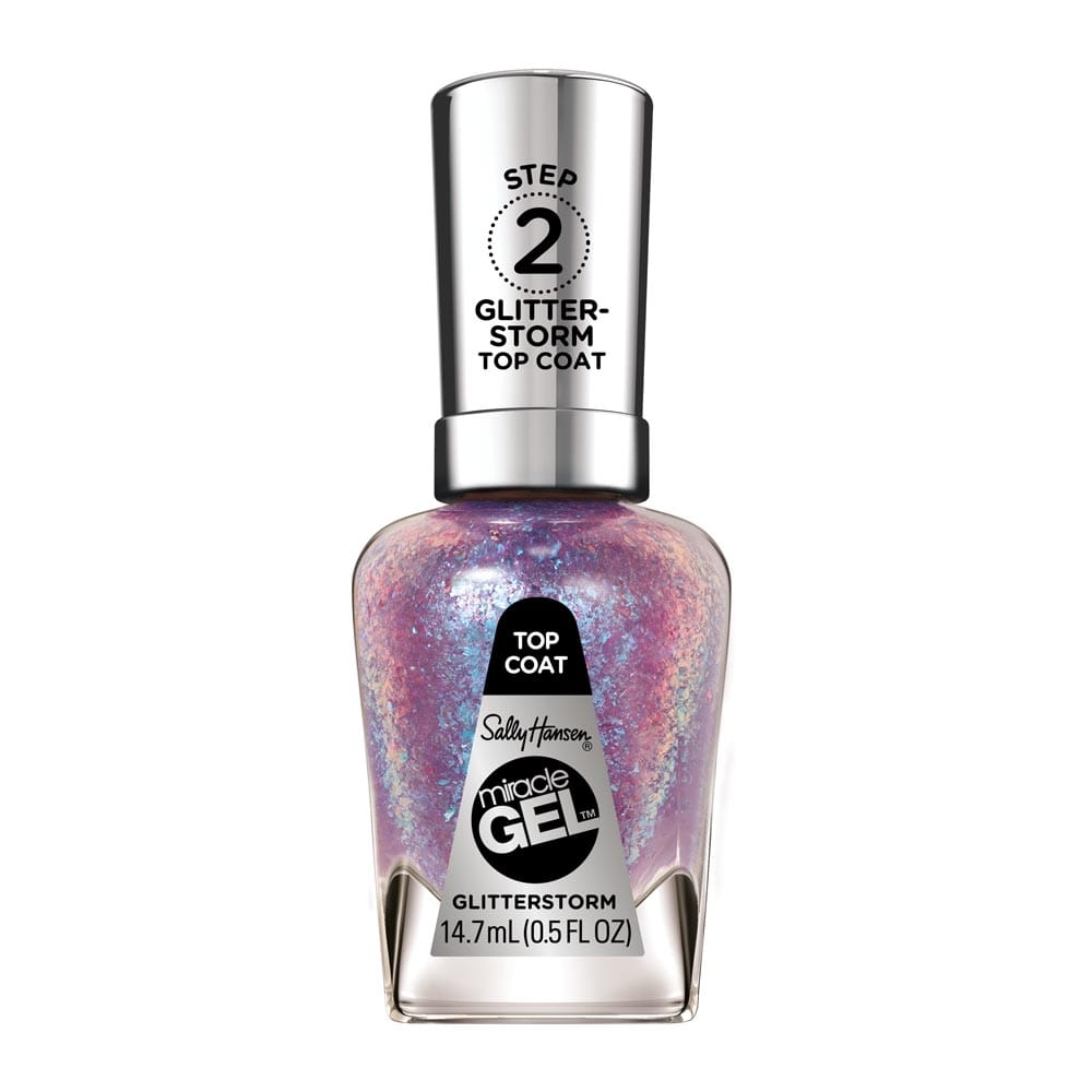 Sally Hansen Miracle Gel Nail Polish Top Coat - Glitterstorm - 3616307240499 - 1 - Image 1 of 9