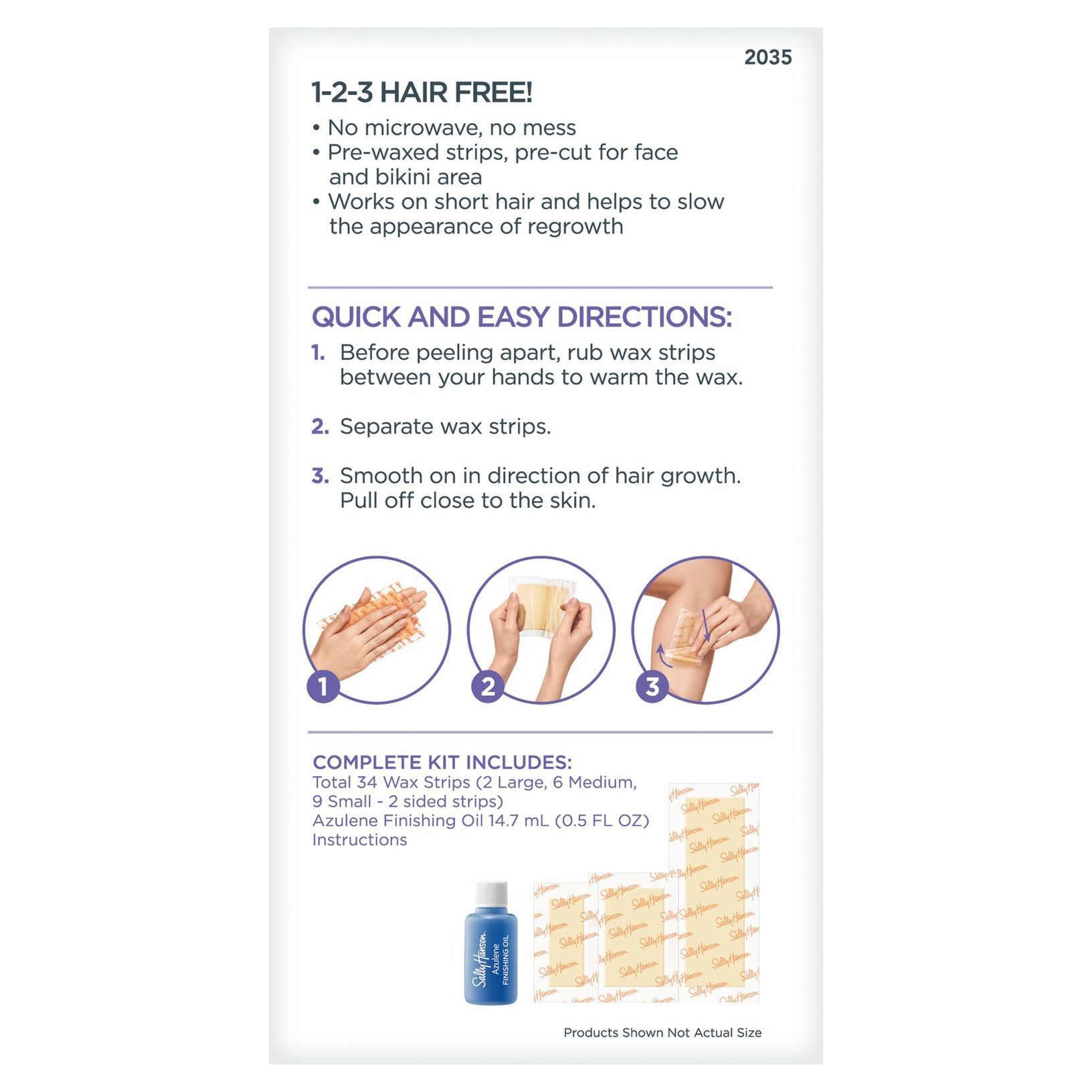 Hair Remover Wax Strip Kit | Sally Hansen®