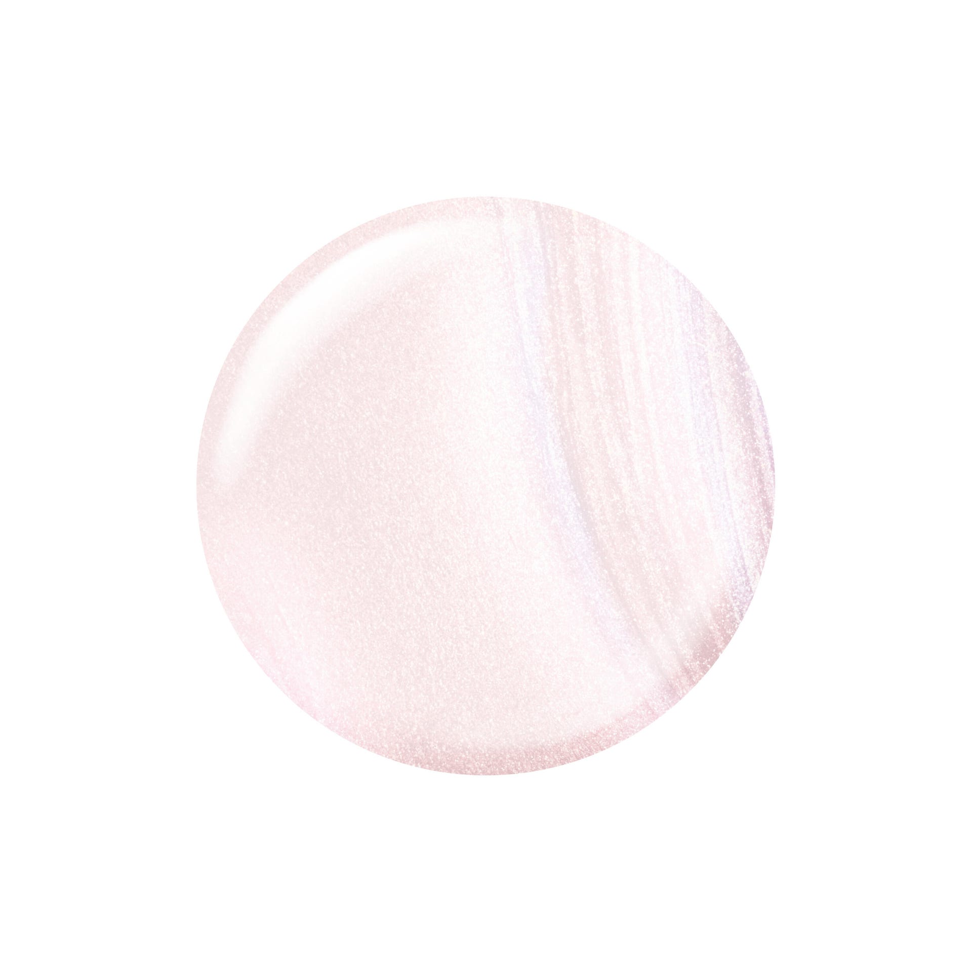Sally Hansen Miracle Gel Supercharged Bold Glam nail polish bottle in Chic's In Charge 231, a sheer pink pearl shade