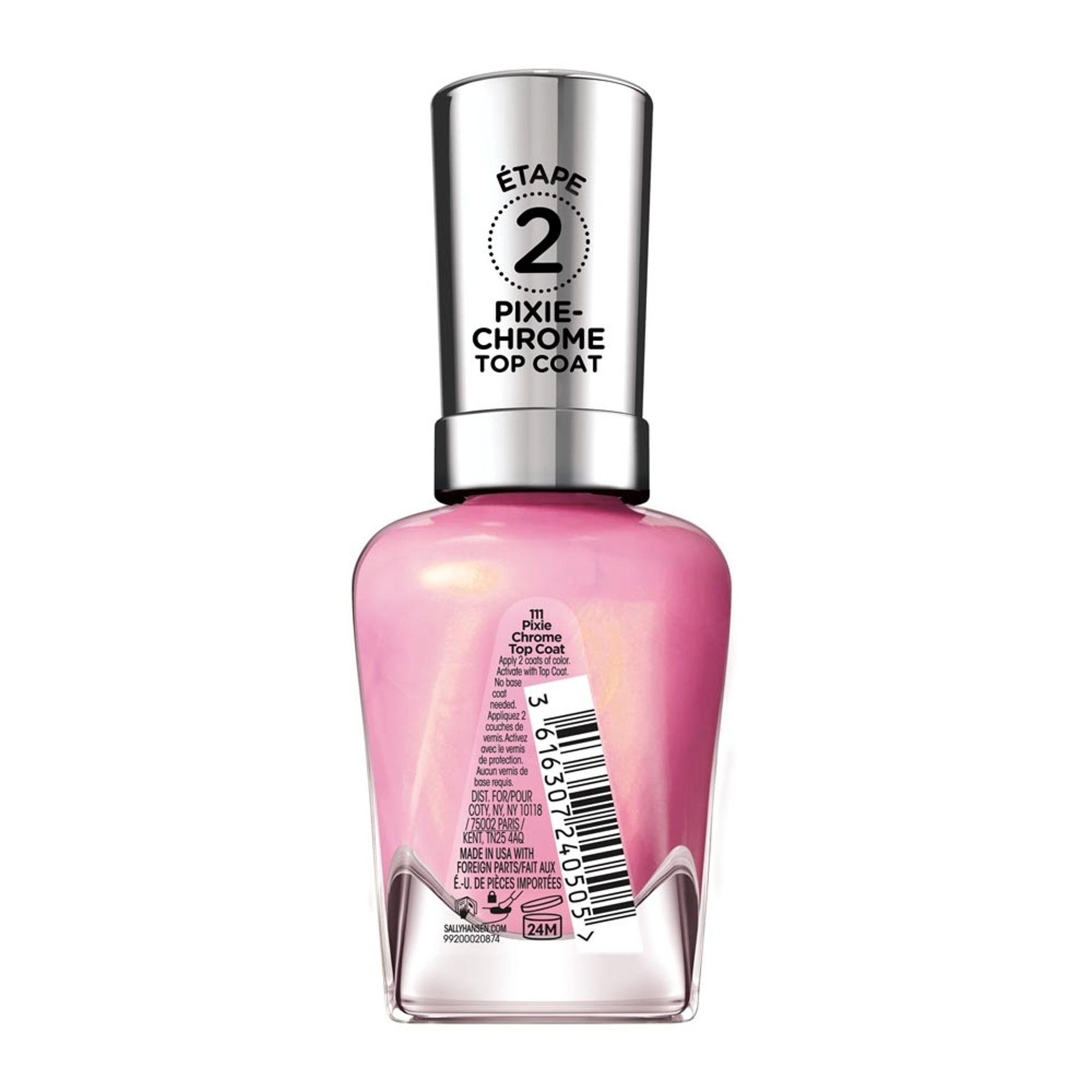 Sally Hansen Miracle Gel Nail Polish Top Coat - Pixie Chrome - 3616307240505 - 2 - Image 2 of 9