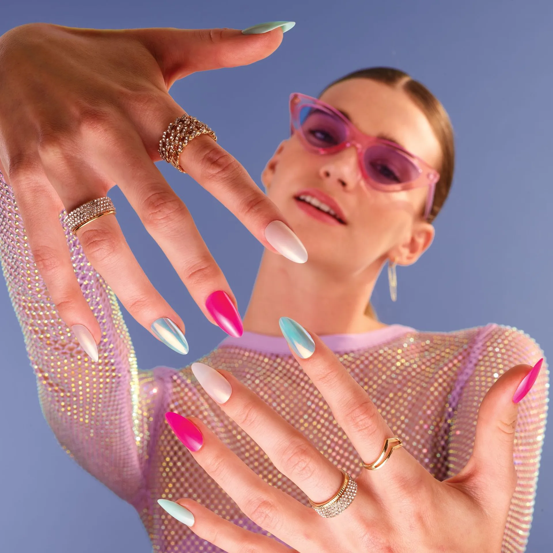 Salon Effects Perfect Press-On Nails - MAKING A SPLASH - 99350230842 - 4
