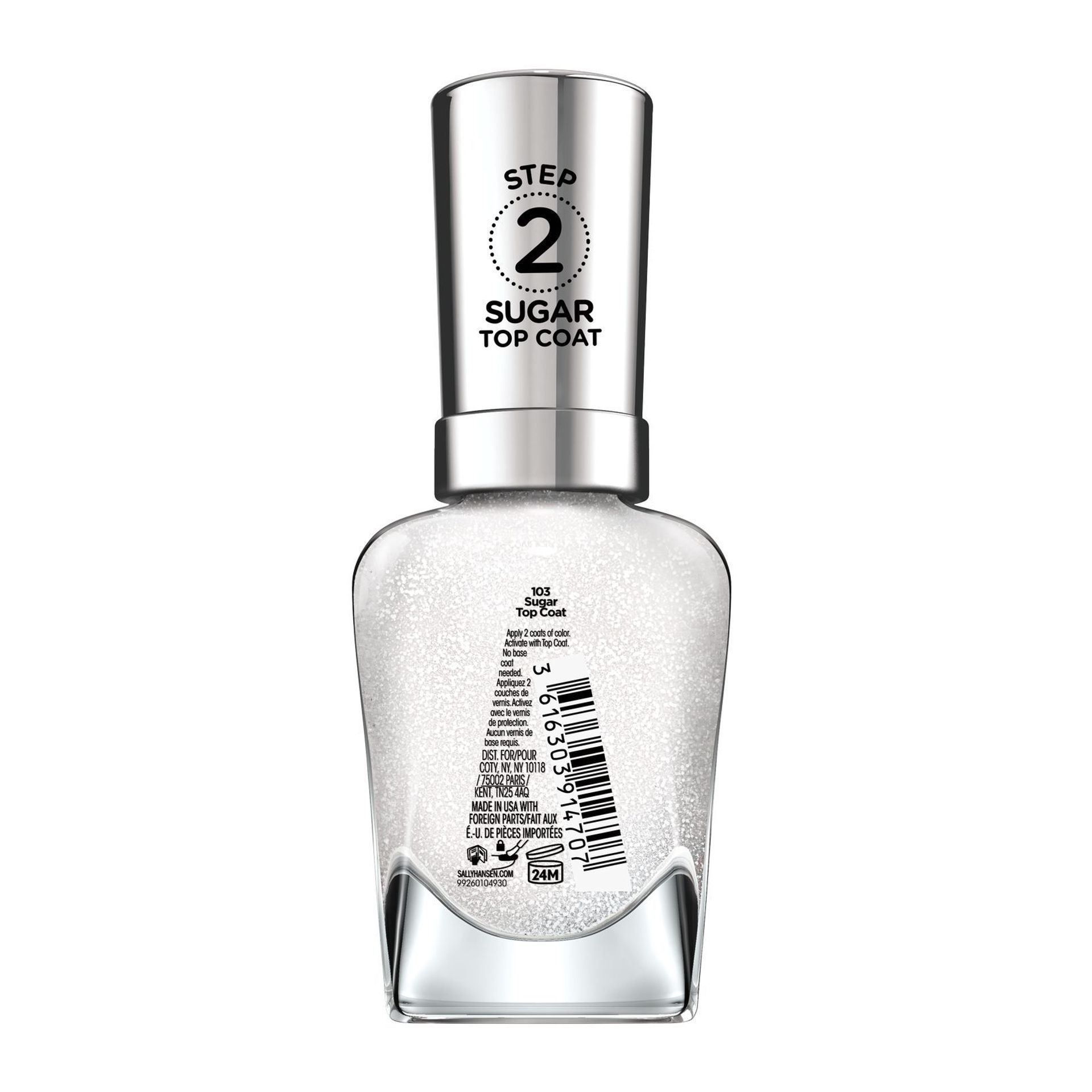 Miracle Gel™ Topcoats - Sugar Top Coat White - 77593326137441 - 2 - Image 2 of 9