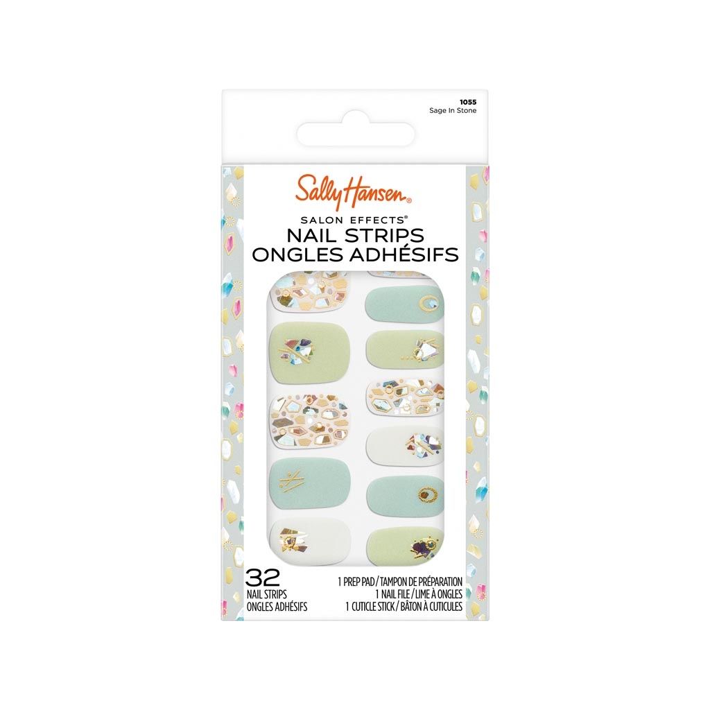 Salon Effects Nail Strips - Sage In Stone - 3616305712677 - Image 1 of 5