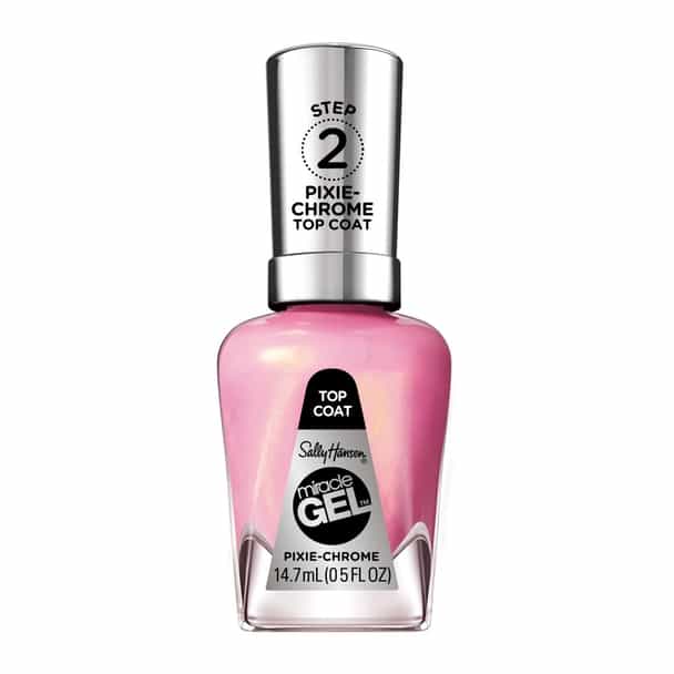 Sally Hansen Miracle Gel Nail Polish Top Coat - Pixie Chrome - 3616307240505 - 1
