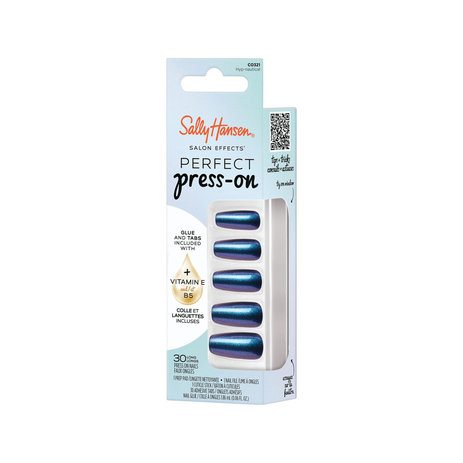 Salon Effects Perfect Press-On Nails - HYP-NAUTICAL - 99350230858 - 1 - Image 1 of 11