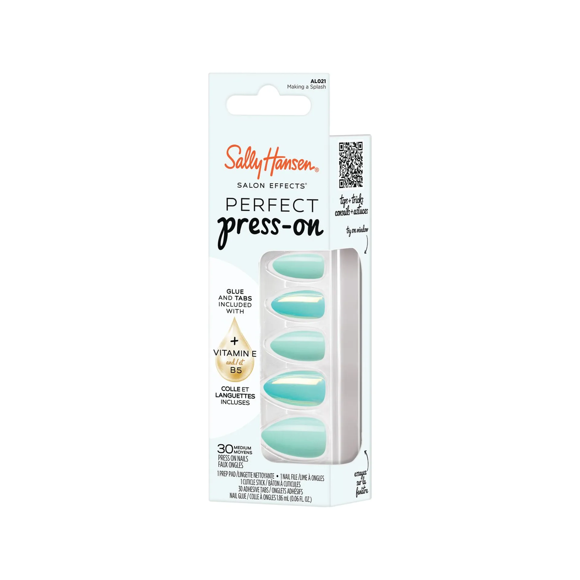 Salon Effects Perfect Press-On Nails - MAKING A SPLASH - 99350230842 - 1