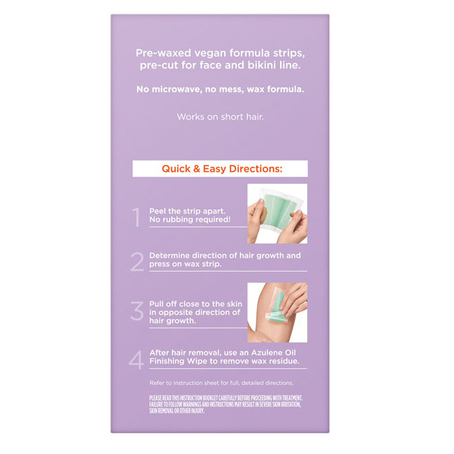 Wax Strips for Face & Bikini | Sally Hansen®