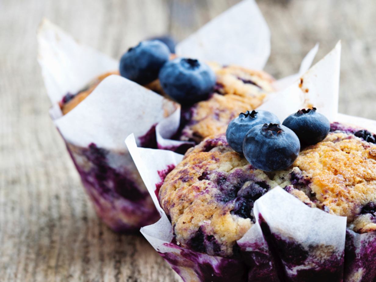 Muffins de mirtilo