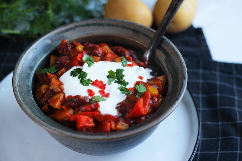 Cut Veggie Chilli