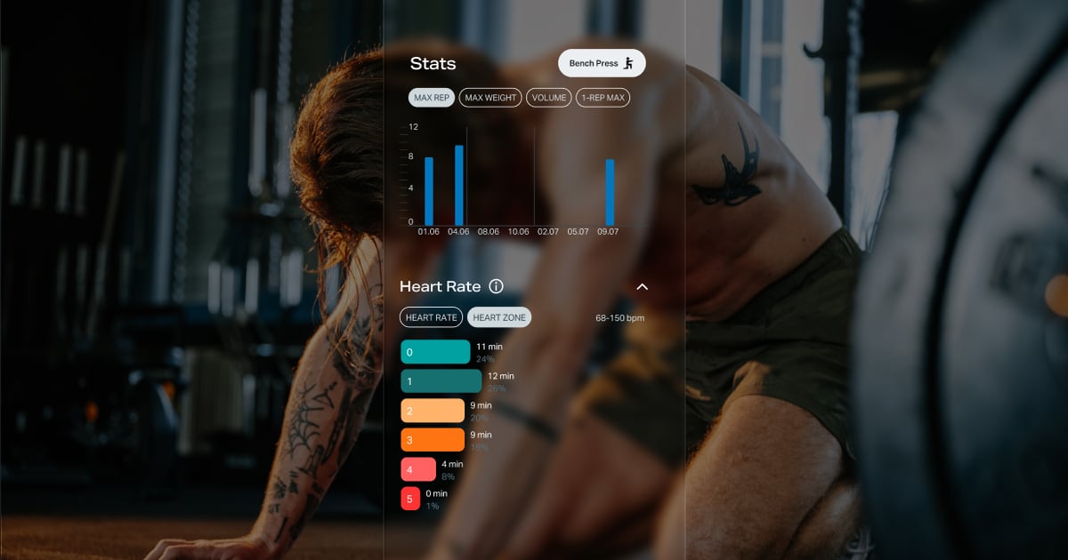 More Workout Data with Heart Rate Charts and Exercise Stats