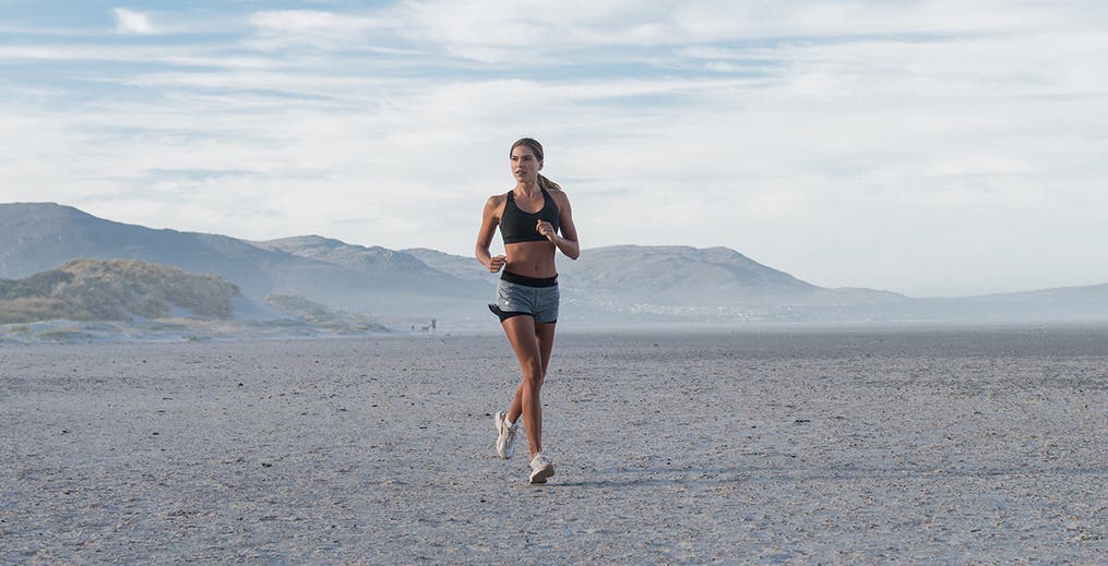 Beach running