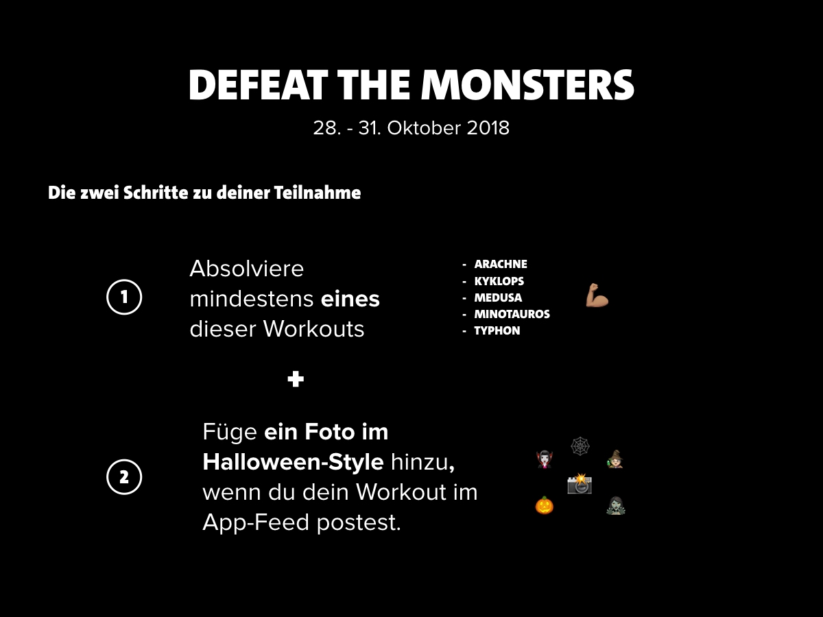 defeat the monsters DE
