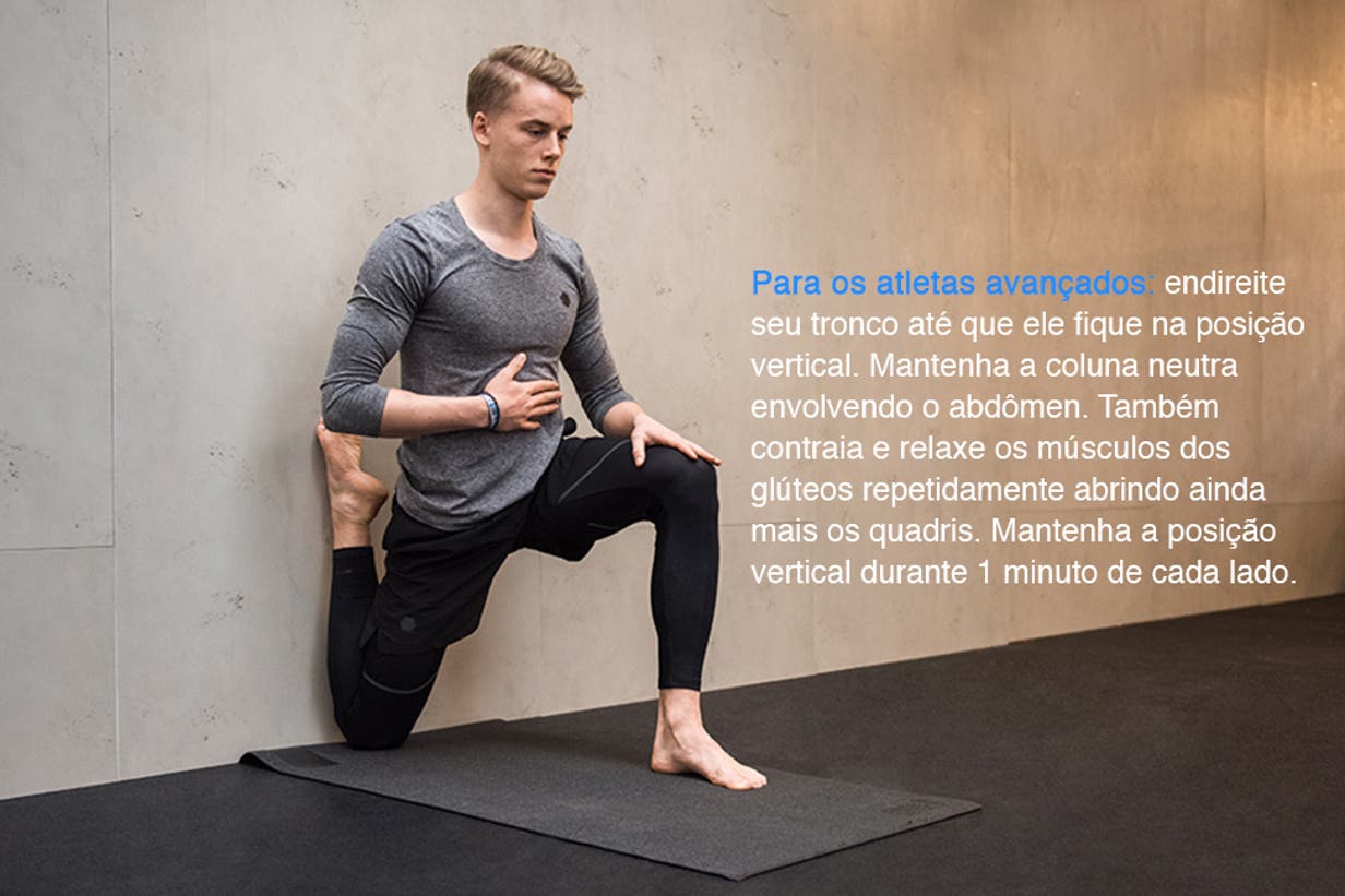 Das costas quadril e mobilidade de exercícios