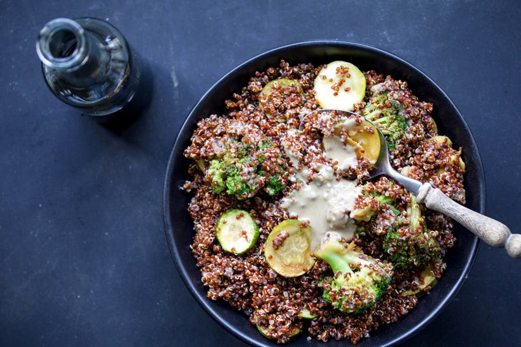 rsz quinoa with sauteed veggies