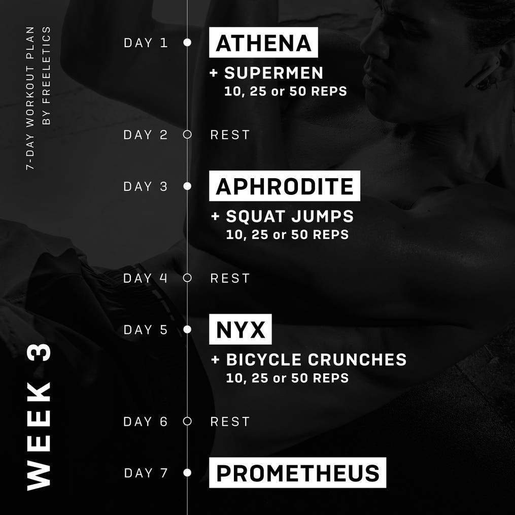 7-Day Workout plan - Week 3