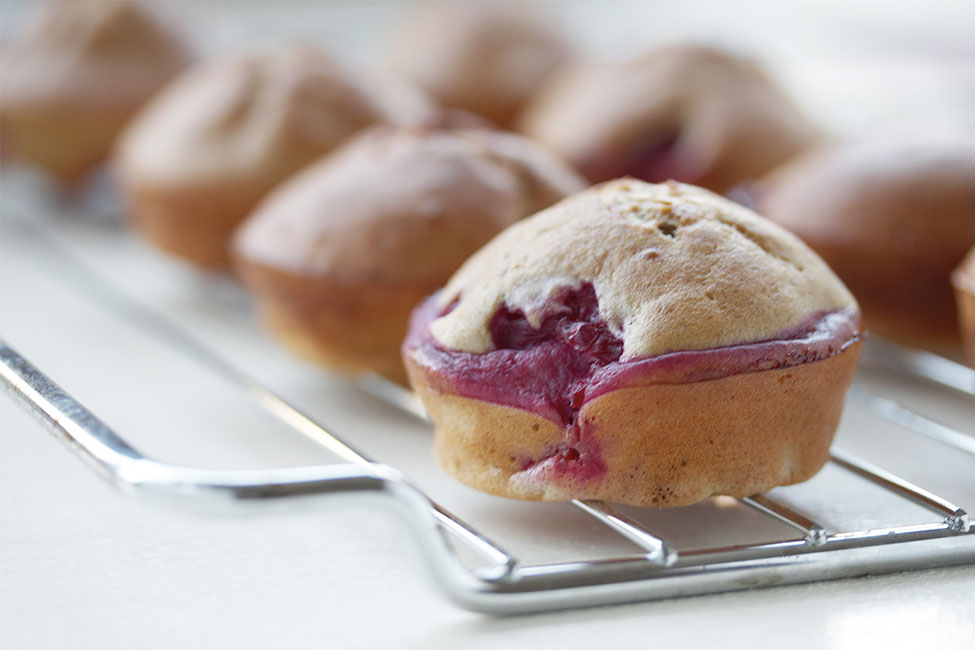 Muffins de banana simples