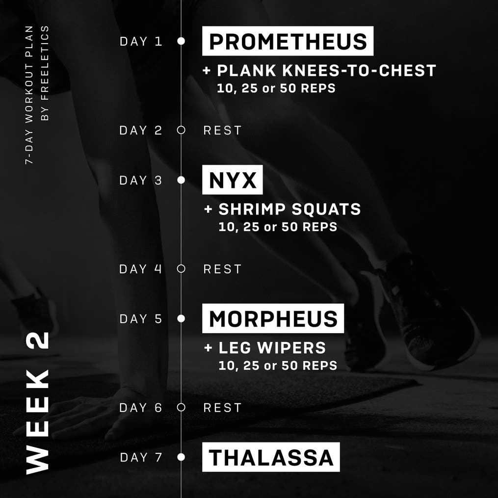 7-Day Workout plan - Week 2