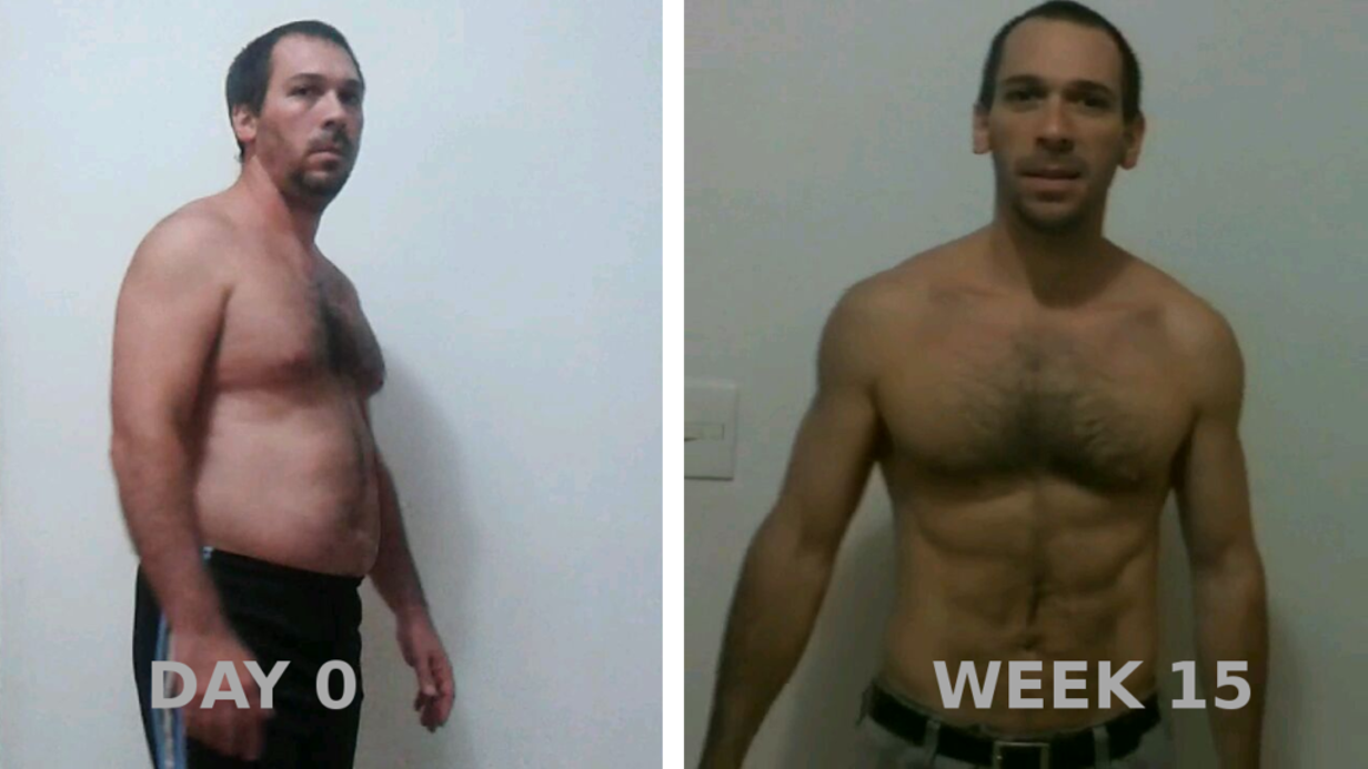 Freeletics 15 weeks transformation 