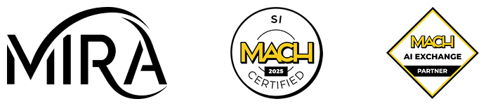 Mira commerce MACH badges