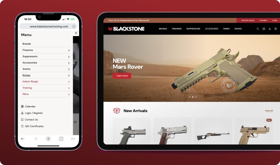 blackstone shooting home page