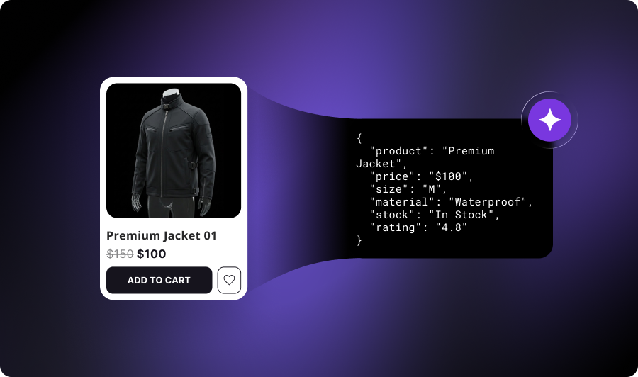 Schema Markup of product attributes for search result product
