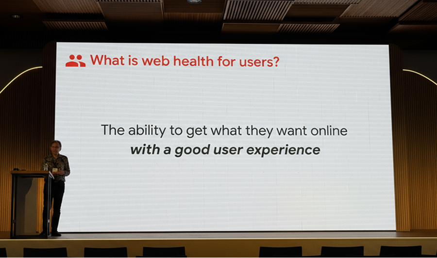 What's web health for users